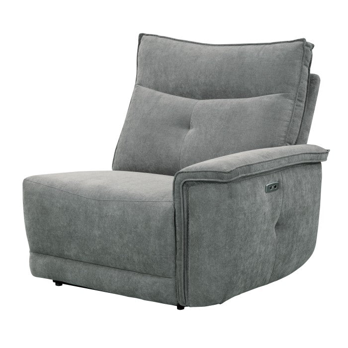 9509DG-2CNPWH* (3)Power Double Reclining Love Seat with Center Console, Power Headrests and USB Ports - 9509DG-2CNPWH*