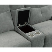 9509DG*6LRRRPWH (6)6-Piece Modular Power Reclining Sectional with Power Headrests and USB Ports - 9509DG*6LRRRPWH