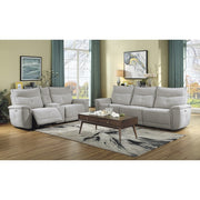 9509MGY-3PWH* (3)Power Double Reclining Sofa with Power Headrests - 9509MGY-3PWH*