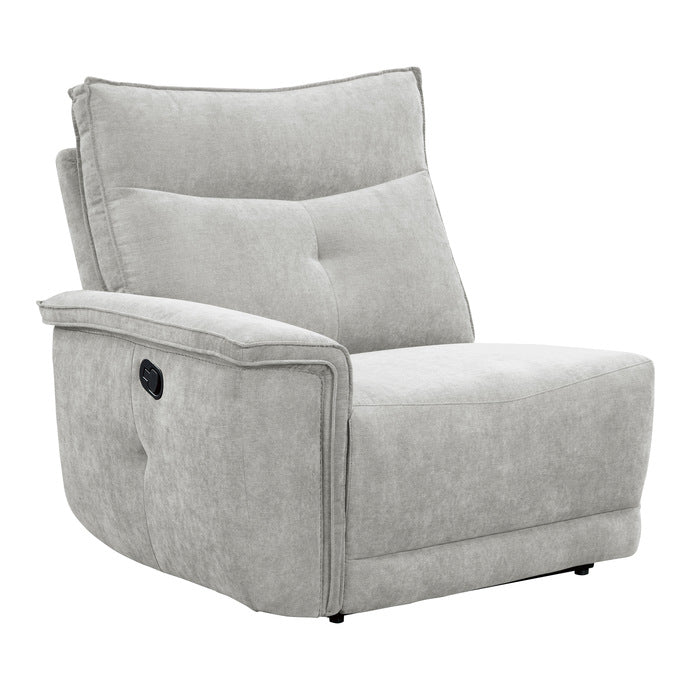 9509MGY*6LR5R (6)6-Piece Modular Reclining Sectional with Right Chaise - 9509MGY*6LR5R