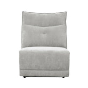 9509MGY*6LR5R (6)6-Piece Modular Reclining Sectional with Right Chaise - 9509MGY*6LR5R