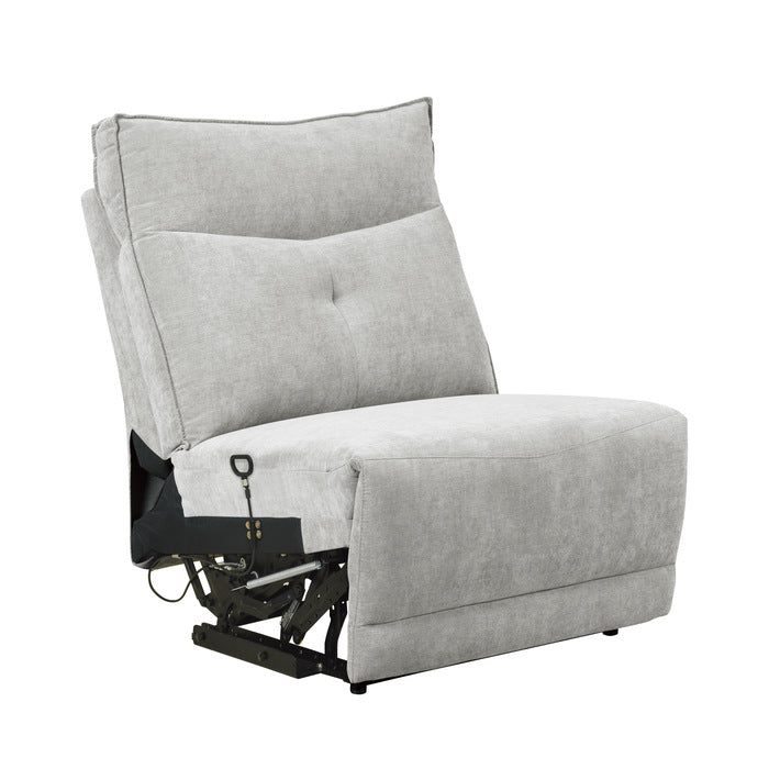 9509MGY*6LR5R (6)6-Piece Modular Reclining Sectional with Right Chaise - 9509MGY*6LR5R
