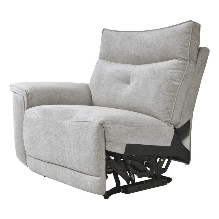 9509MGY*6LRRRPWH (6)6-Piece Modular Power Reclining Sectional with Power Headrests and USB Ports - 9509MGY*6LRRRPWH