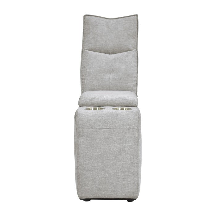 9509MGY*6LRRRPWH (6)6-Piece Modular Power Reclining Sectional with Power Headrests and USB Ports - 9509MGY*6LRRRPWH