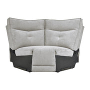 9509MGY*6LRRRPWH (6)6-Piece Modular Power Reclining Sectional with Power Headrests and USB Ports - 9509MGY*6LRRRPWH