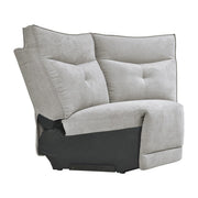 9509MGY*6LRRRPWH (6)6-Piece Modular Power Reclining Sectional with Power Headrests and USB Ports - 9509MGY*6LRRRPWH