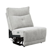 9509MGY-ARWH (4/6)Power Armless Reclining Chair with Power Headrest - 9509MGY-ARWH