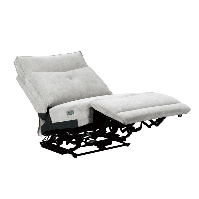 9509MGY-ARWH (4/6)Power Armless Reclining Chair with Power Headrest - 9509MGY-ARWH