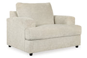 Soletren Stone Chair and Ottoman -  Ashley - Luna Furniture