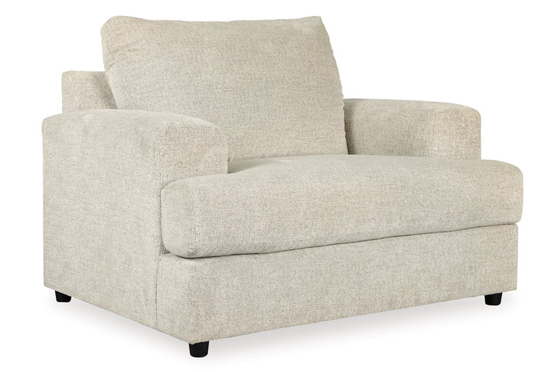 Soletren Stone Chair and Ottoman -  Ashley - Luna Furniture