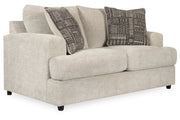Soletren Stone Sofa, Loveseat, and Ottoman -  Ashley - Luna Furniture