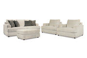 Soletren Stone Sofa, 2 Chairs, and Ottoman -  Ashley - Luna Furniture