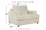 Soletren Stone Sofa, Loveseat and Oversized Chair -  Ashley - Luna Furniture