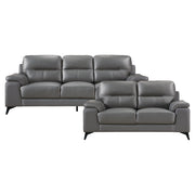 9514DGY*2 2pc Set: Sofa, Love - 9514DGY*2
