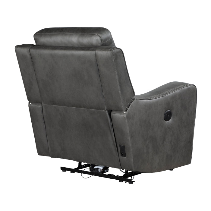 9515DGY-1PW Power Reclining Chair - 9515DGY-1PW