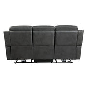9515DGY*2 2pc Set: Sofa, Love - 9515DGY*2