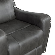 9515DGY-3PW Power Double Reclining Sofa - 9515DGY-3PW