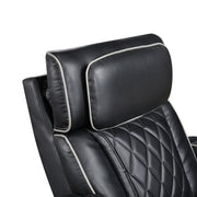 9516BLK*2PWH 2pc Set: Sofa, Love (Power) - 9516BLK*2PWH