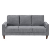 9520GRY*2 2pc Set: Sofa, Love - 9520GRY*2