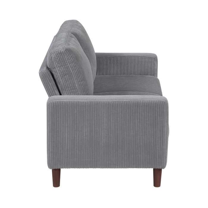 9520GRY*2 2pc Set: Sofa, Love - 9520GRY*2