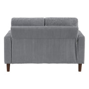 9520GRY*2 2pc Set: Sofa, Love - 9520GRY*2