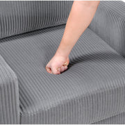 9520GRY*2 2pc Set: Sofa, Love - 9520GRY*2