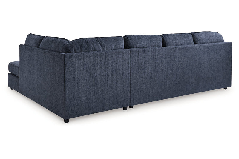 Albar Place Cobalt 2-Piece Sectional -  Ashley - Luna Furniture