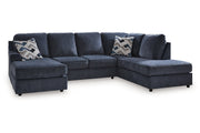 Albar Place Cobalt 2-Piece Sectional -  Ashley - Luna Furniture