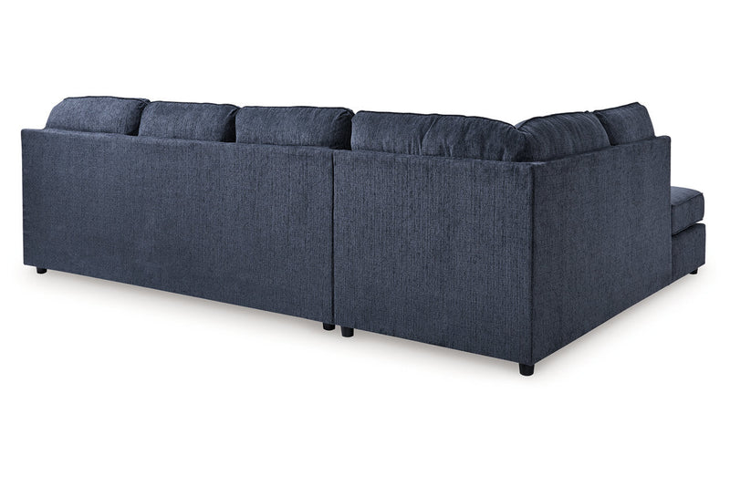 Albar Place Cobalt 2-Piece Sectional -  Ashley - Luna Furniture