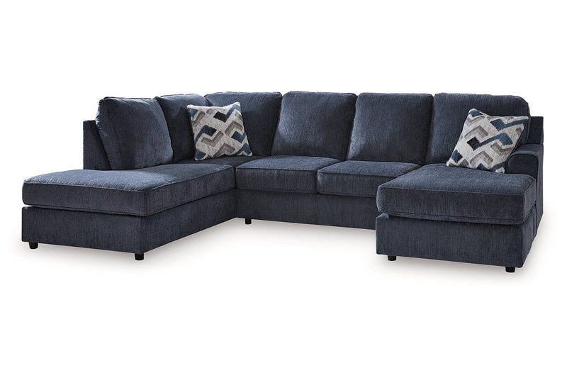 Albar Place Cobalt 2-Piece Sectional -  Ashley - Luna Furniture