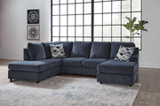Albar Place Cobalt 2-Piece Sectional -  Ashley - Luna Furniture
