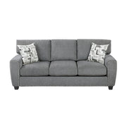 9538DGY*2 2pc Set: Sofa, Love - 9538DGY*2