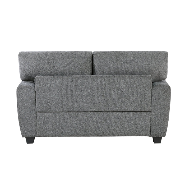 9538DGY*2 2pc Set: Sofa, Love - 9538DGY*2