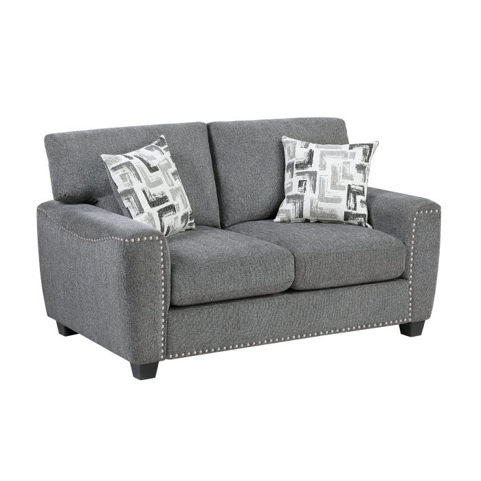 9538DGY-2 Love Seat - 9538DGY-2