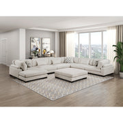 9555BEG-4 Ottoman - 9555BEG-4