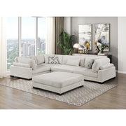 9555BEG-4 Ottoman - 9555BEG-4