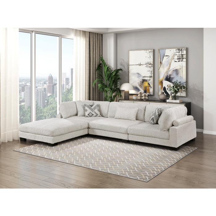 9555BEG-4 Ottoman - 9555BEG-4