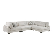 9555BEG*42CR2AC (4)4-Piece Modular Sectional - 9555BEG*42CR2AC