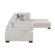 9555BEG*42CRACOT (4)4-Piece Modular Sectional with Ottoman - 9555BEG*42CRACOT
