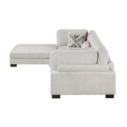 9555BEG*42CRACOT (4)4-Piece Modular Sectional with Ottoman - 9555BEG*42CRACOT