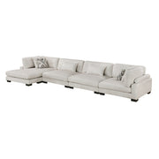 9555BEG*4CR2ACVC (4)4-Piece Modular Sectional with Chaise - 9555BEG*4CR2ACVC