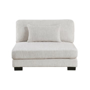 9555BEG*53CRACOT (5)5-Piece Modular Sectional with Ottoman - 9555BEG*53CRACOT
