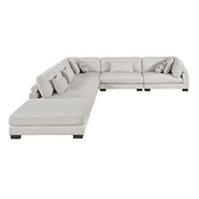 9555BEG*62CR3ACOT (6)6-Piece Modular Sectional with Ottoman - 9555BEG*62CR3ACOT