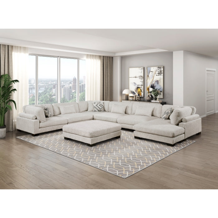 9555BEG-VC Reversible Chaise - 9555BEG-VC