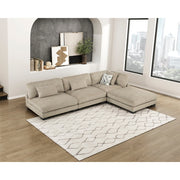 9555BRW-4 Ottoman - 9555BRW-4