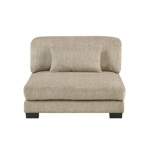 9555BRW-AC Armless Chair - 9555BRW-AC