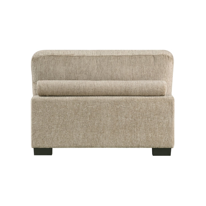 9555BRW-AC Armless Chair - 9555BRW-AC