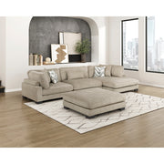 9555BRW-AC Armless Chair - 9555BRW-AC