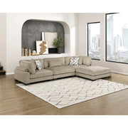 9555BRW-AC Armless Chair - 9555BRW-AC