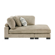 9555BRW-VC Reversible Chaise - 9555BRW-VC